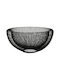 Excellent Houseware Φρουτιέρα Μεταλλική Μαύρη 26x12εκ.