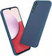 ObaStyle Umschlag Rückseite Silikon Blau (Samsung A15 4G/5G)
