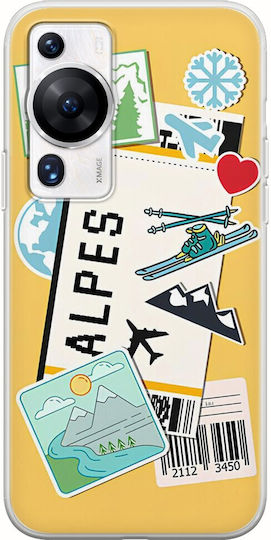 Ticket To Alpes Back Cover Silicone Multicolour (Huawei P60)