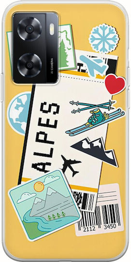 Ticket To Alpes Задна корица Силикон Многоцветен (Oppo A57 4G)