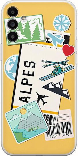 Ticket To Alpes Umschlag Rückseite Silikon Mehrfarbig (Galaxy A04s)
