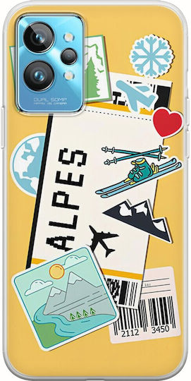 Ticket To Alpes Задна корица Силикон Многоцветен (Realme GT2 Pro)