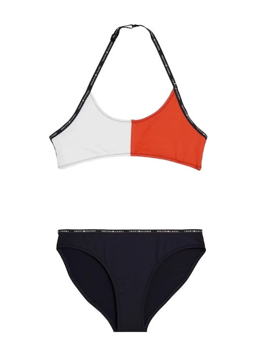 Tommy Hilfiger Flag Παιδικό Μαγιό Μπικίνι Πολύχρωμο