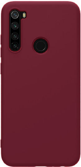 Soft Back Cover Σιλικόνης Μπορντό (Redmi Note 8)