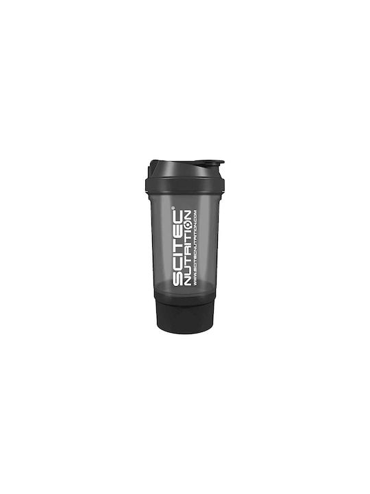 Scitec Nutrition Shaker Proteine 500ml Plastic Negru