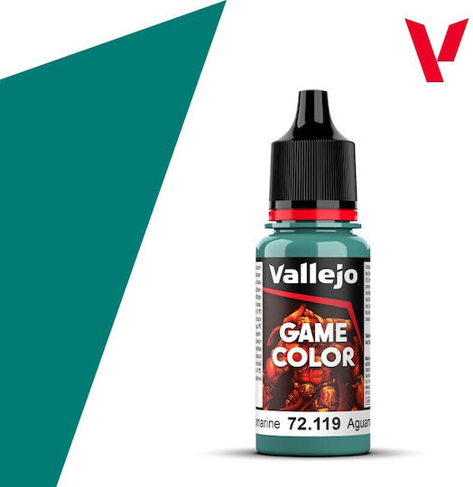 Acrylicos Vallejo Model Making Paint Aquamarine Color code: modeling color 18ml