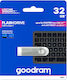 GoodRAM 32GB USB 3.2 Stick Silver