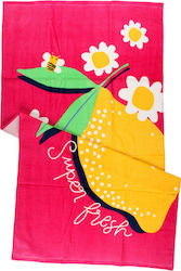 Boboli Kids Beach Towel Fuchsia