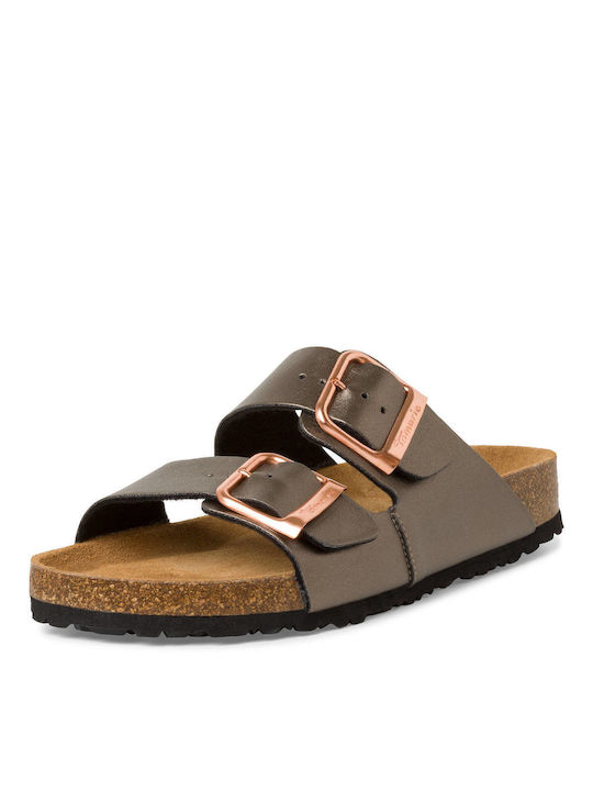 Tamaris Synthetic Leather Women's Sandals Gray