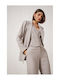 Enzzo Women's Blazer Gray