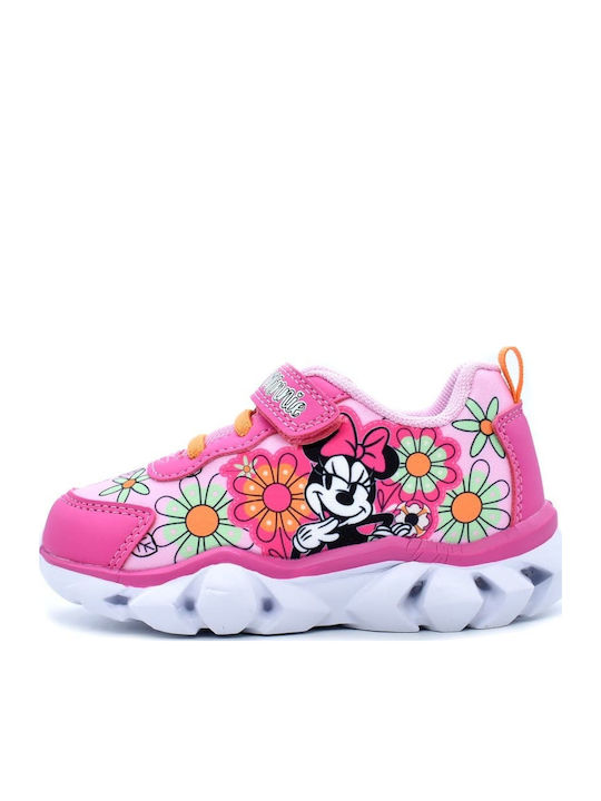 Kids Sneakers Anatomic with Scratch & Lights Fuchsia