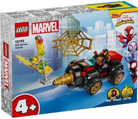 LEGO Marvel Spidey Drill Spinning Vehicle For 4+ Years 84 Pieces