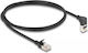 DeLock S/FTP Cat.6a (Gigabit) Καλώδιο Δικτύου Ethernet 1m Μαύρο