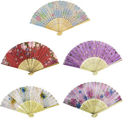 Carnival Fan made of Plastic 1pcs (Μiscellaneous Designs/Colors)