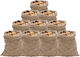 vidaXL Jute Olive Harvesting Bags 60x105cm 10pcs