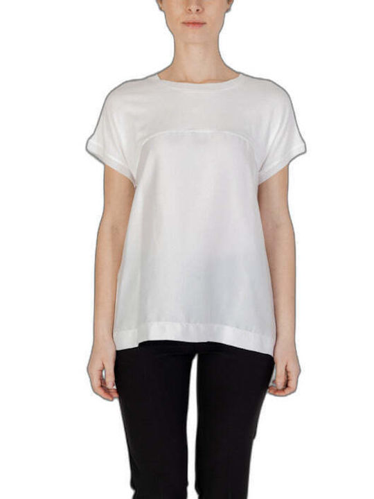 Sandro Ferrone Damen T-Shirt Weiß