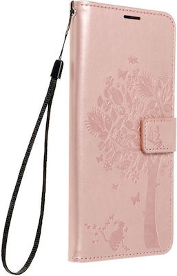 5g Tree Book Silicone with Strap Durable Rose Gold (Galaxy A35)