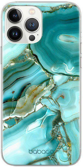 Babaco Abstract Umschlag Rückseite Silikon Grün (iPhone 15 Pro)