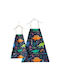 Queen Mother Apron Blue