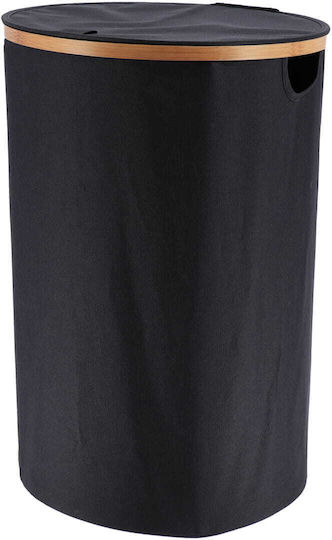 Eurocasa Storage Basket Fabric Black 35x35x60cm 1pcs