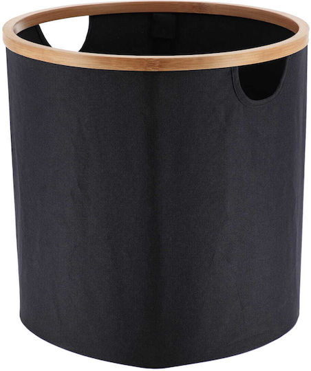 Eurocasa Storage Basket Bamboo Black 38x38cm 1pcs