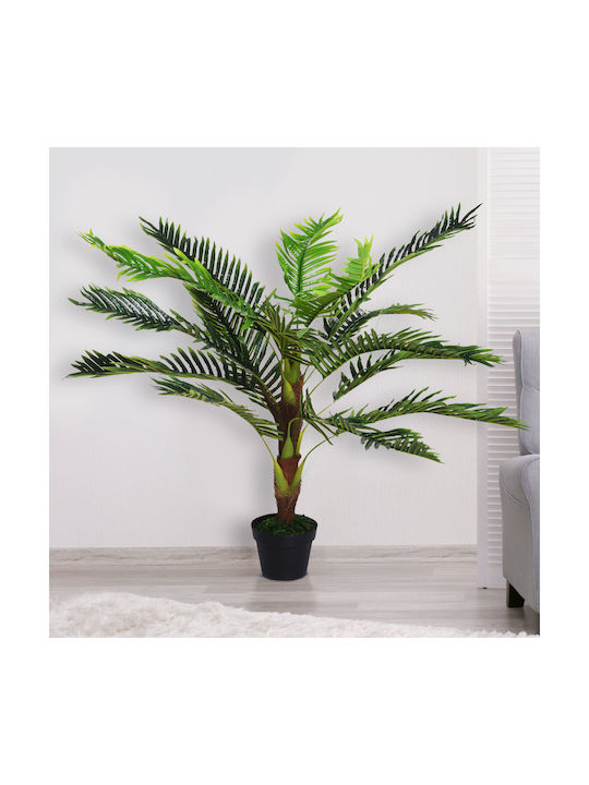 Plantă Artificială în Ghiveci Green 123cm Outsunny
