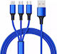 USB to Lightning / Type-C / micro USB Cable 5A