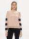 Damen Langarm Pullover Rosa