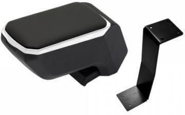 S-dizayn Car Leather Armrest for Fiat Doblo Black