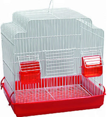 Bird Cage 39.5x29x42cm. White