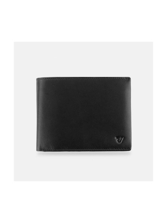 Roncato Men's Leather Wallet Black