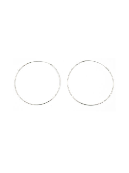 Poco Loco Earrings Hoops made of Silver