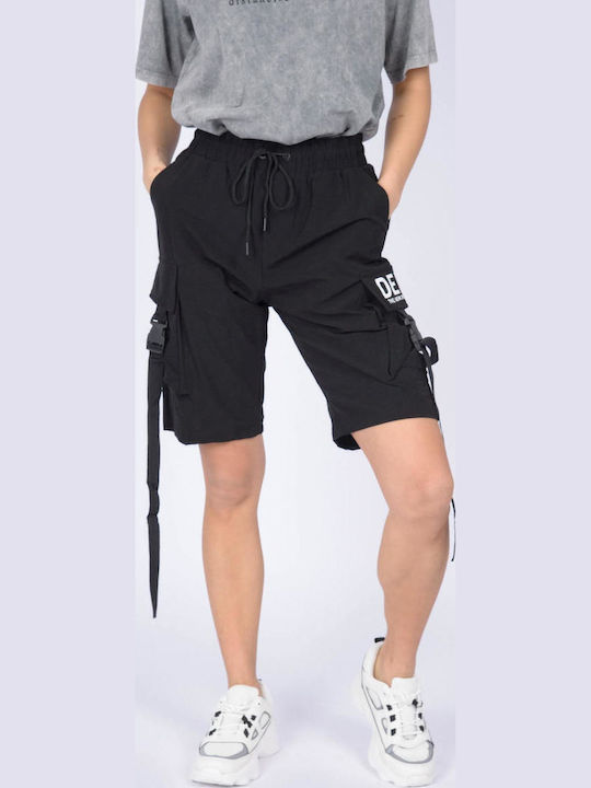 Damen Bermuda Damen Shorts - Bermudas Schwarz