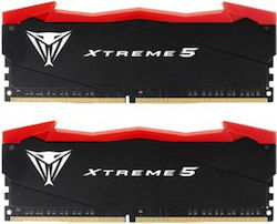 Patriot Viper Extreme 5 32GB DDR5 RAM mit 2 Modulen (2x16GB) und Geschwindigkeit 7600 für Schreibtisch