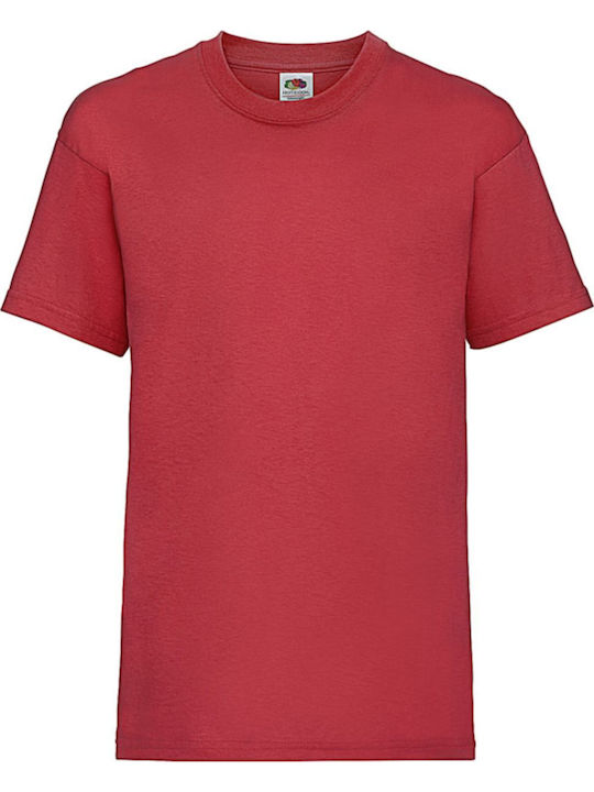 Fruit of the Loom Kinder-T-Shirt Red