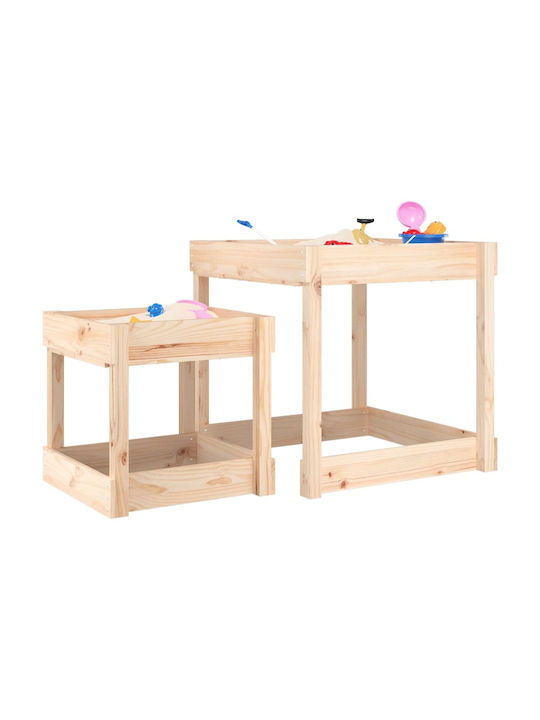 Kindertisch aus Holz Rosa