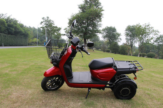 WheelnWater Storm Ηλεκτρικό Τρίκυκλο Μηχανάκι Ισχύος 1500W Αυτονομίας 100km Κόκκινο Χρώμα