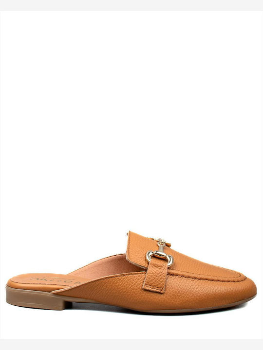 Sante Flat Mules Tabac maro