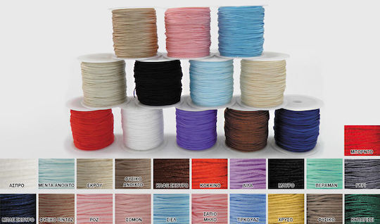 Schnürsenkel Polyester Grün 1mm x 50m
