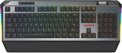 Patriot Viper V765 Gaming Mechanische Tastatur mit Kailh Box Weiß Schaltern und RGB-Beleuchtung (Englisch UK) Silber