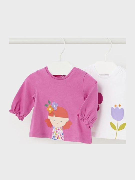 Set of Kids' Shirts Pink