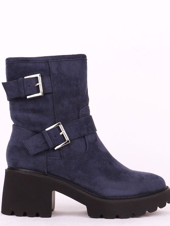 Alta Moda Damen Knöchelstiefel Blau