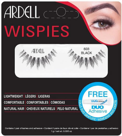 Ardell Wispies Изкуствени Мигли 603 Черни с Лепило