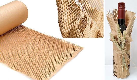 Roll of Wax Wrapping Paper for Shockproof Protection 40cmx30m 0502701 (natural)