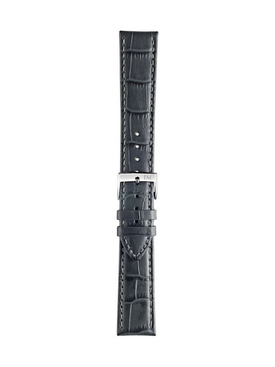 Morellato Bolle Lederriemen Gray 22mm