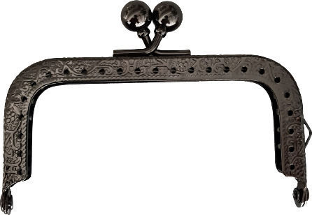 Metal Accessory for Knitted Bag Black