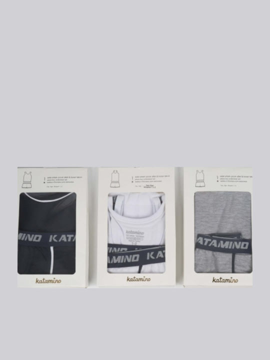 Katamino Set of Kids' Boxers White 2pcs