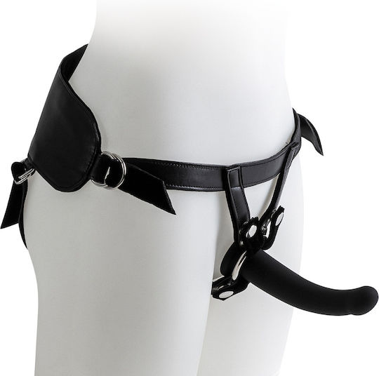 Virgite Strapless Strap On με Dildo σε Μαύρο Χρώμα