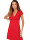 Donna Summer Women's Nightdress Red