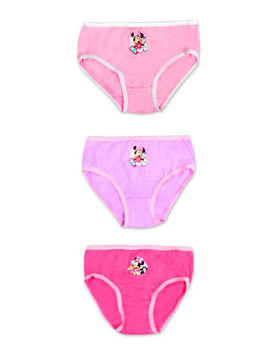 Setino Set of Kids' Briefs Pink